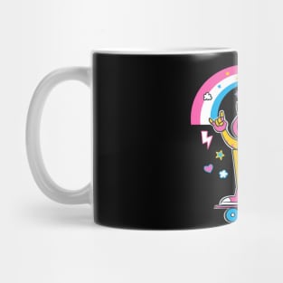 Very Cool Skater Cat Girl Mug